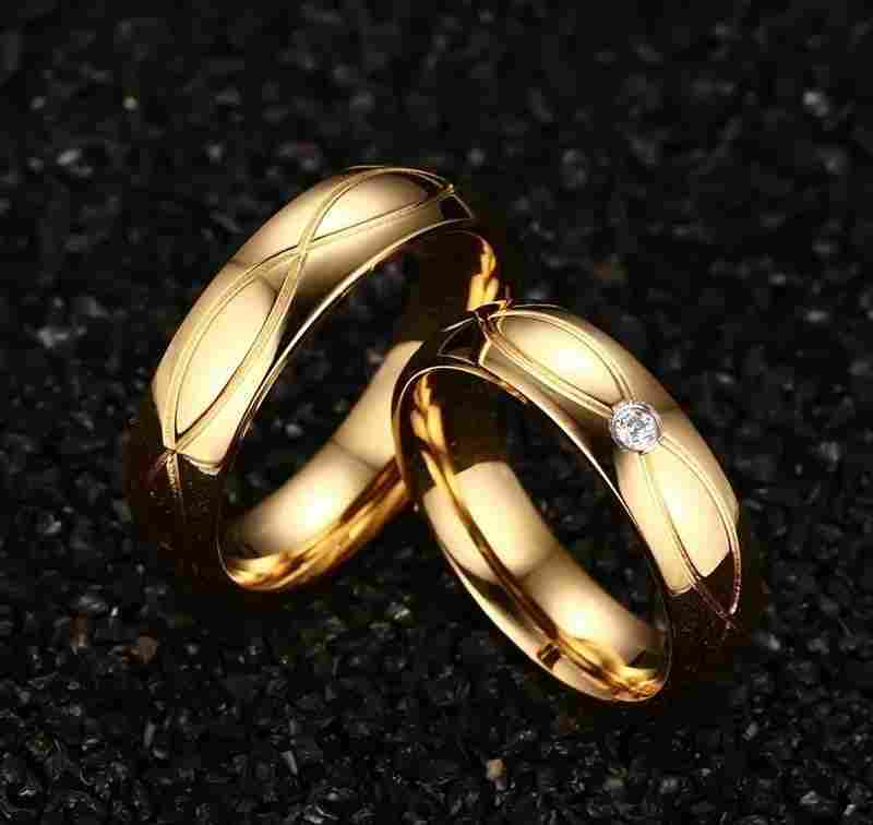 COUPLE RING GOLD 8
