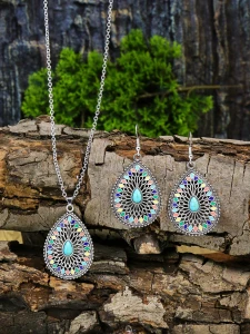 WOMEN NECKLACE SET SILVER
